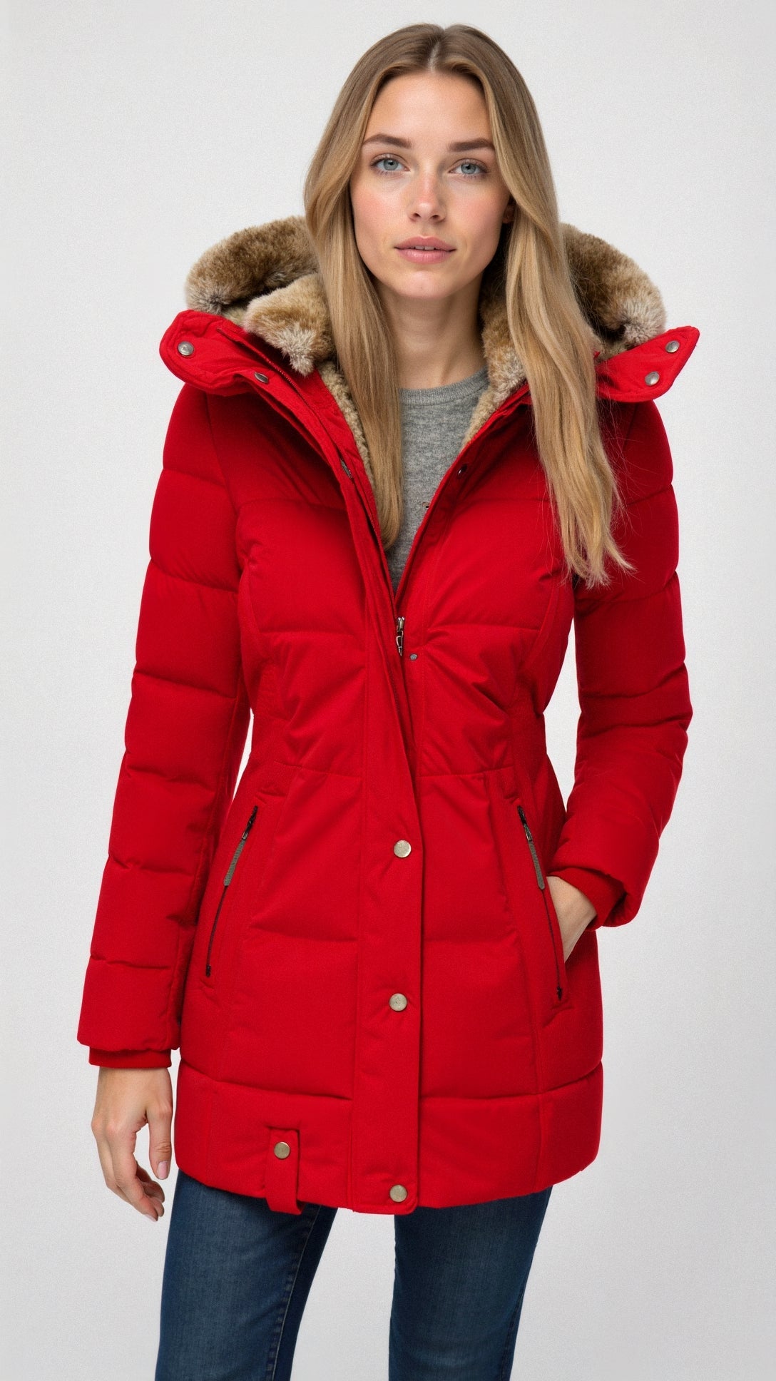 Cecilie Hooded Winter Coat