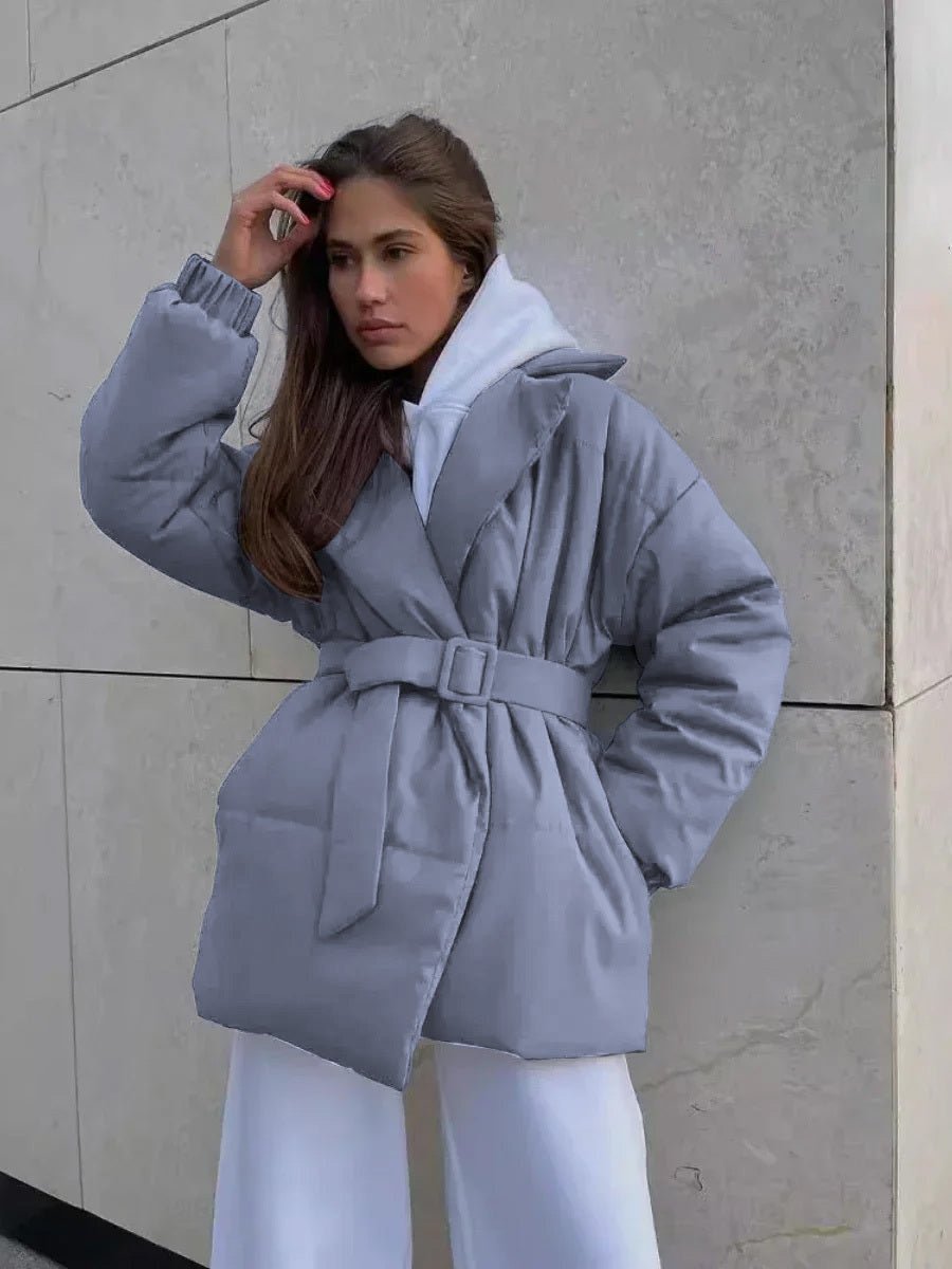 Dulcian Gürtel Pufferjacke für Damen