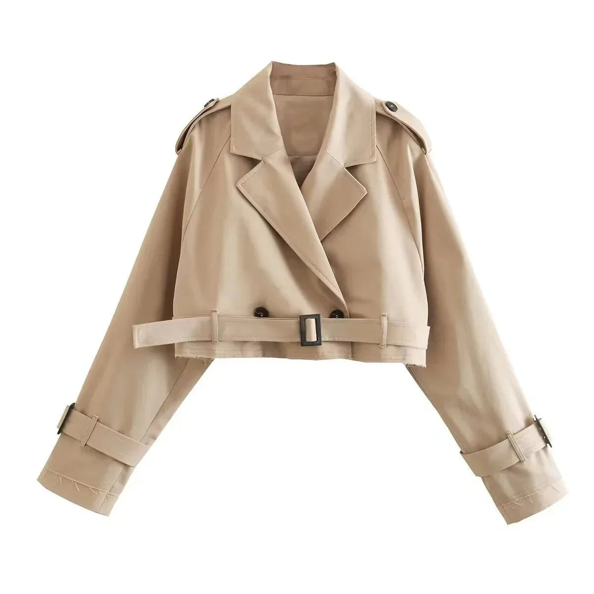 Hyacinth Kürzerer Trenchcoat