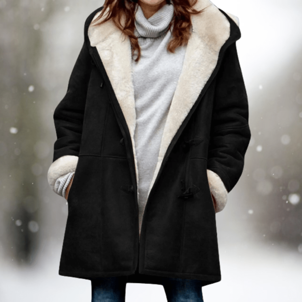 Irmelin | Modische warme Jacke mit Kapuze