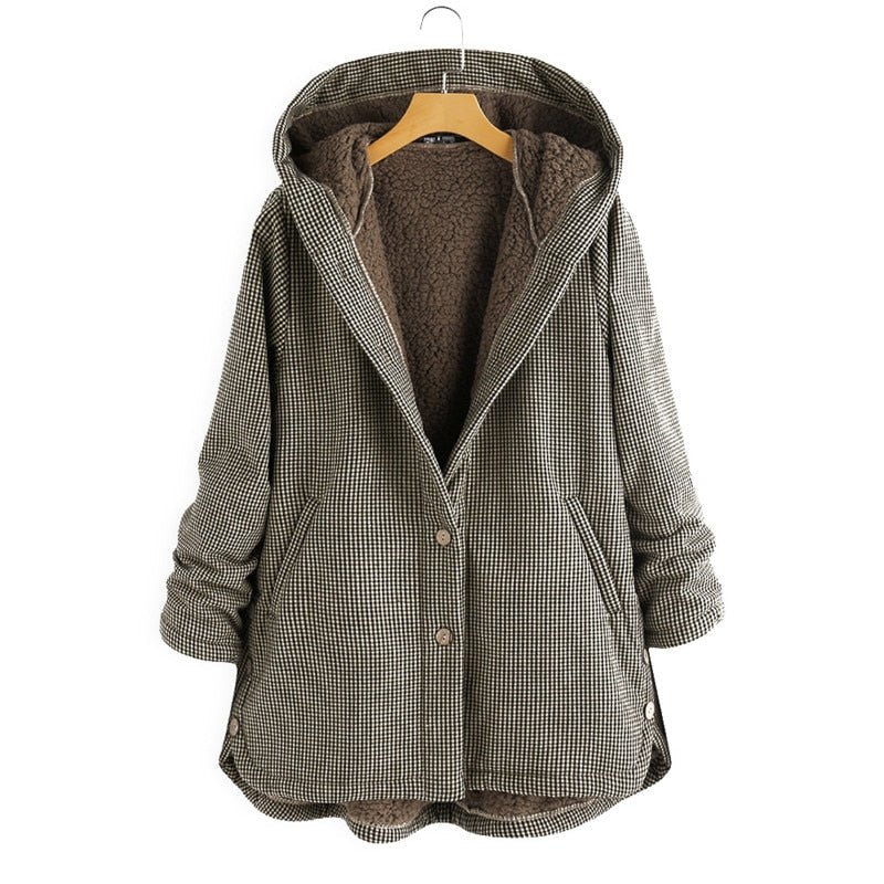 Ivalo Checkered Padded Coat
