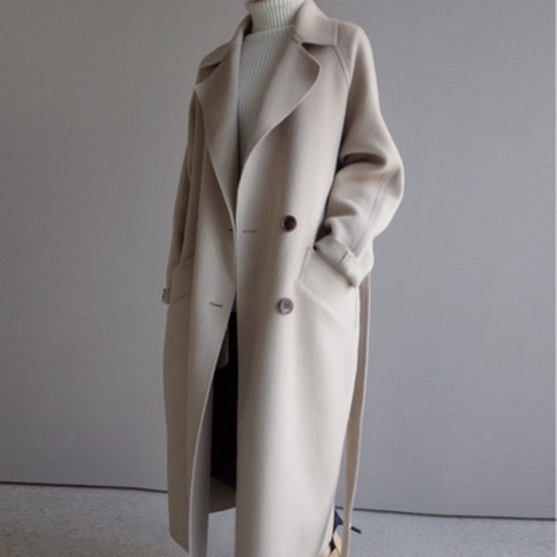 Woll-Trenchcoat für stilvolle Damen