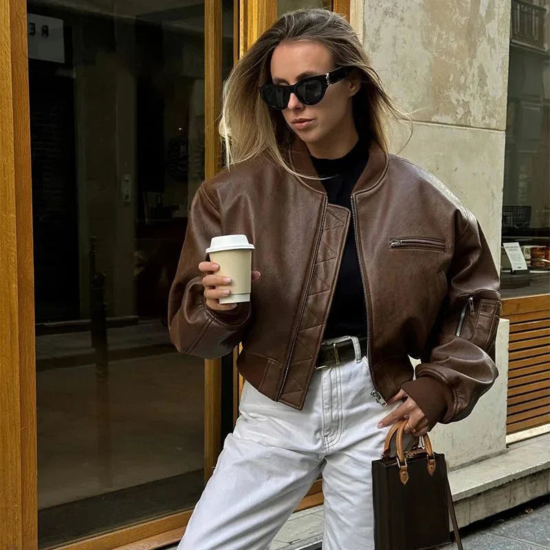 Vintage-Gekürzte Juniper-Jacke