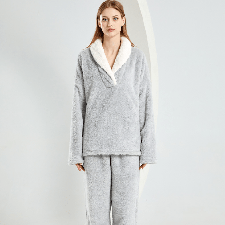 Krista Dickes Cozy Fleece Pajama Set