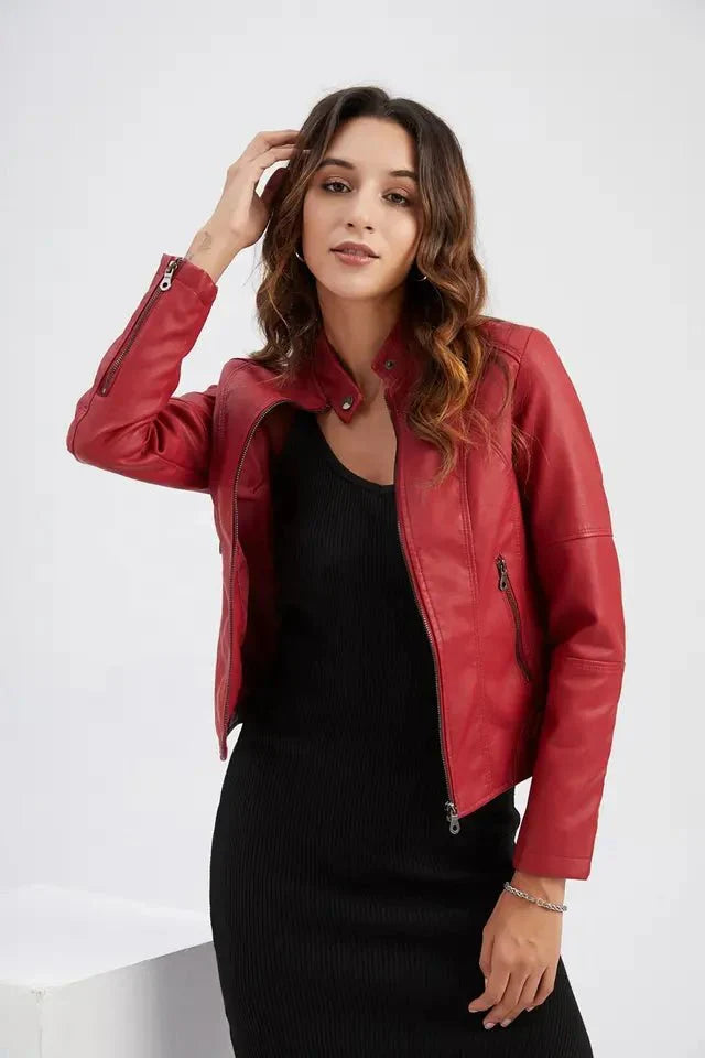 Maßgeschneiderte Laila Lederjacke für Damen