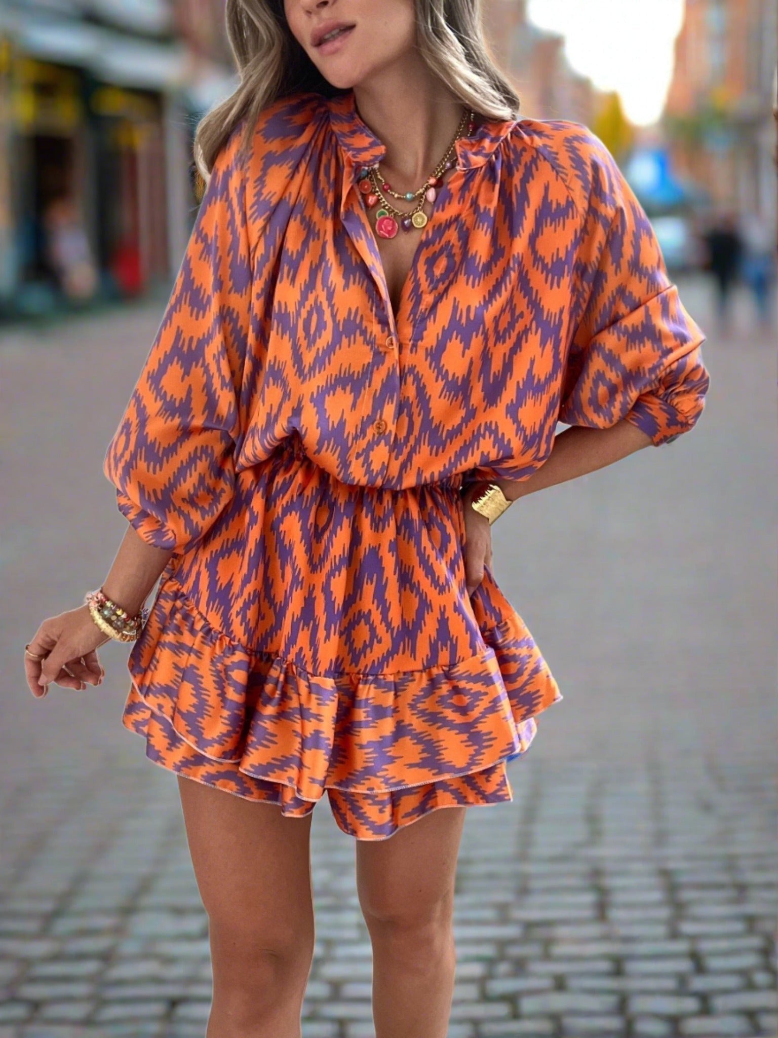 Lara Aztec Blazer Romper