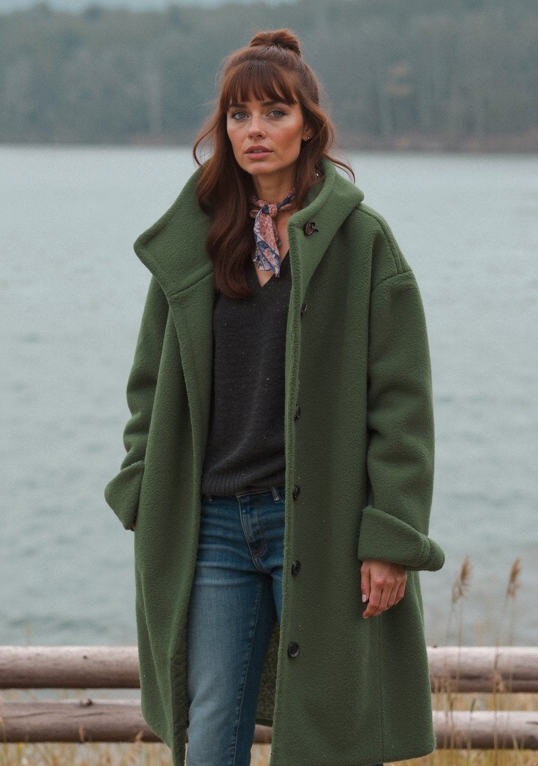 Merle Dicker Hooded Coat