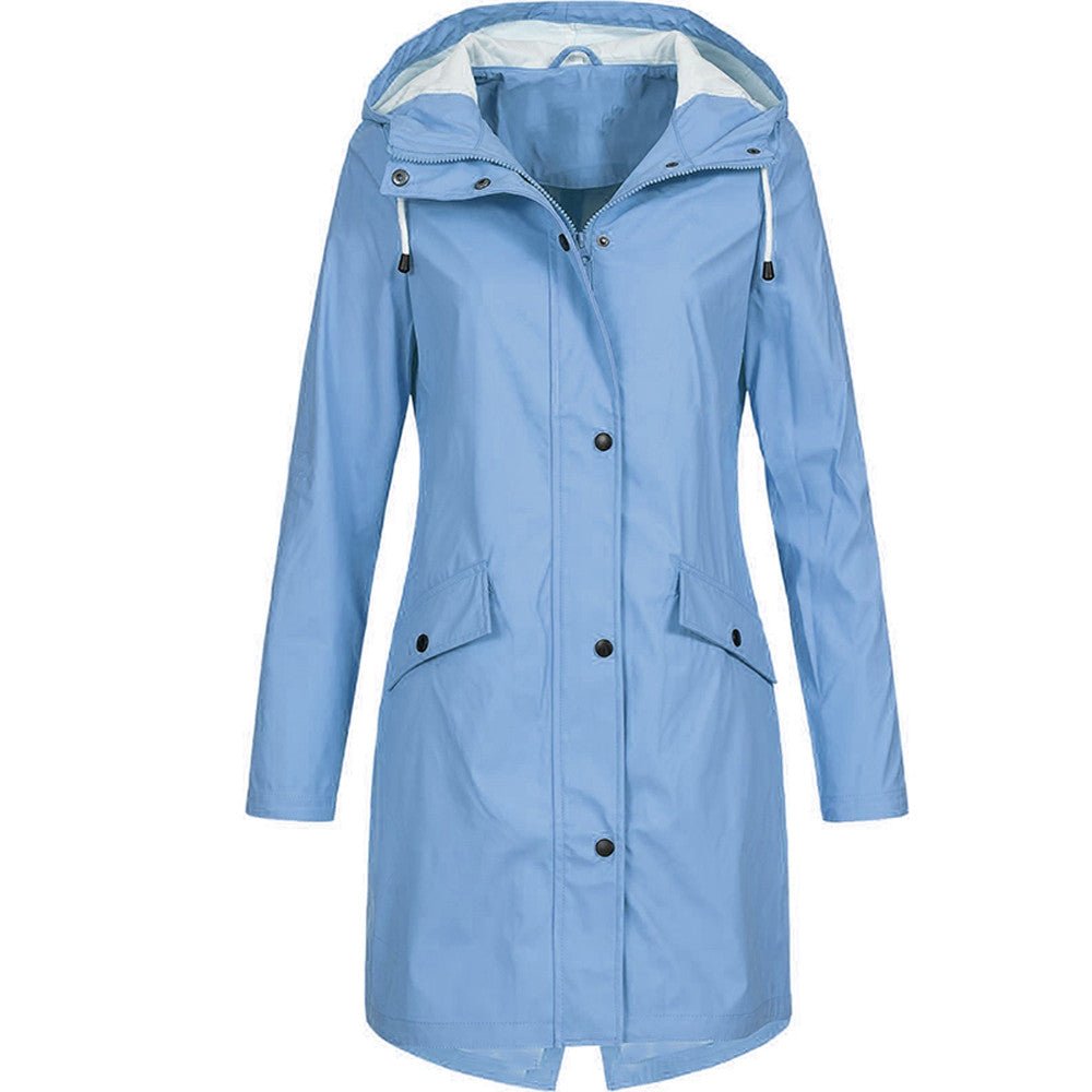 Stylish Nicoline Hooded Windbreaker Jacket