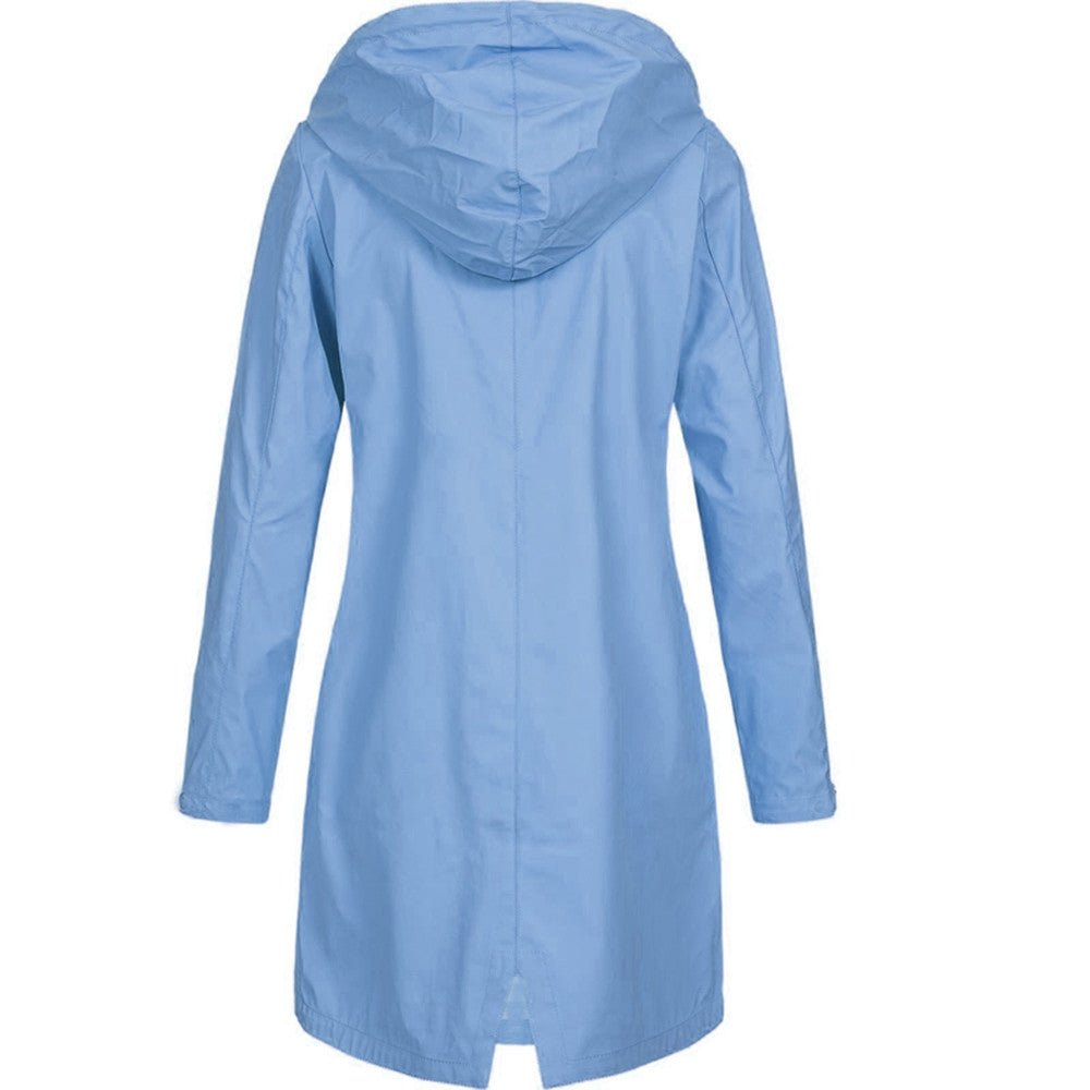 Stylish Nicoline Hooded Windbreaker Jacket