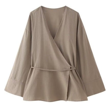 Zoey Kimono-Bluse und Hosen Set