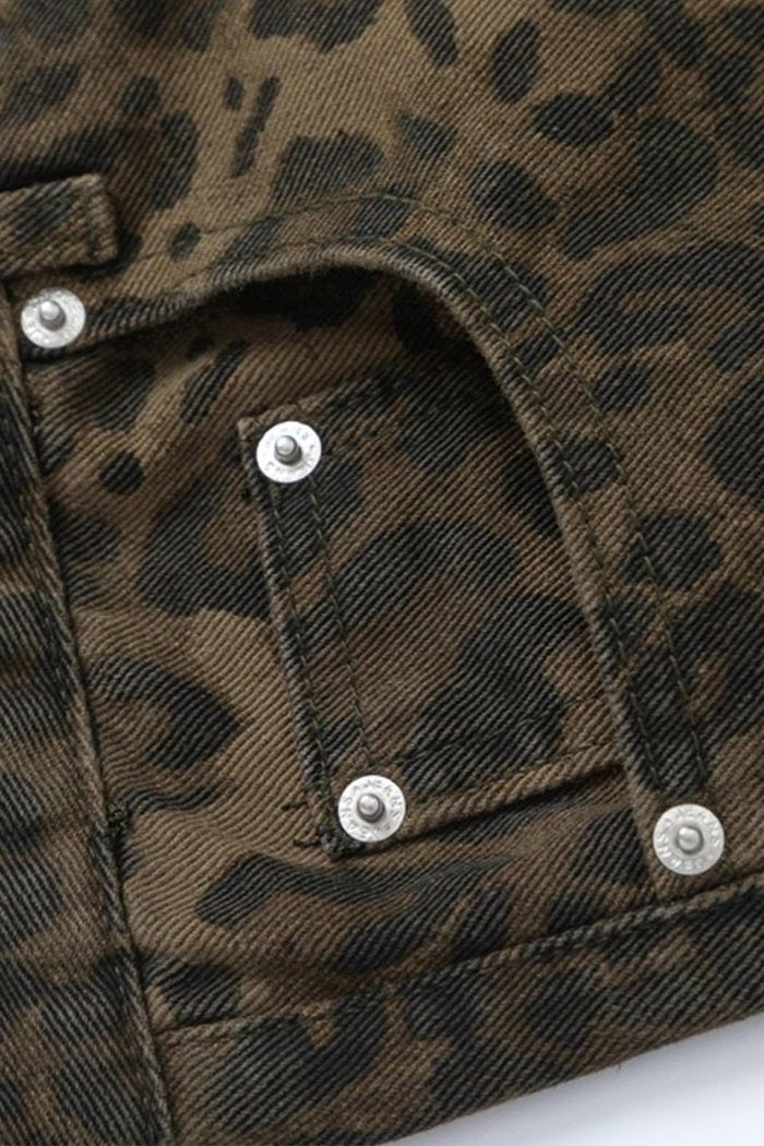 Weite Hose mit Leopardenmuster | Lässiger Chic | Modischer Statement-Look