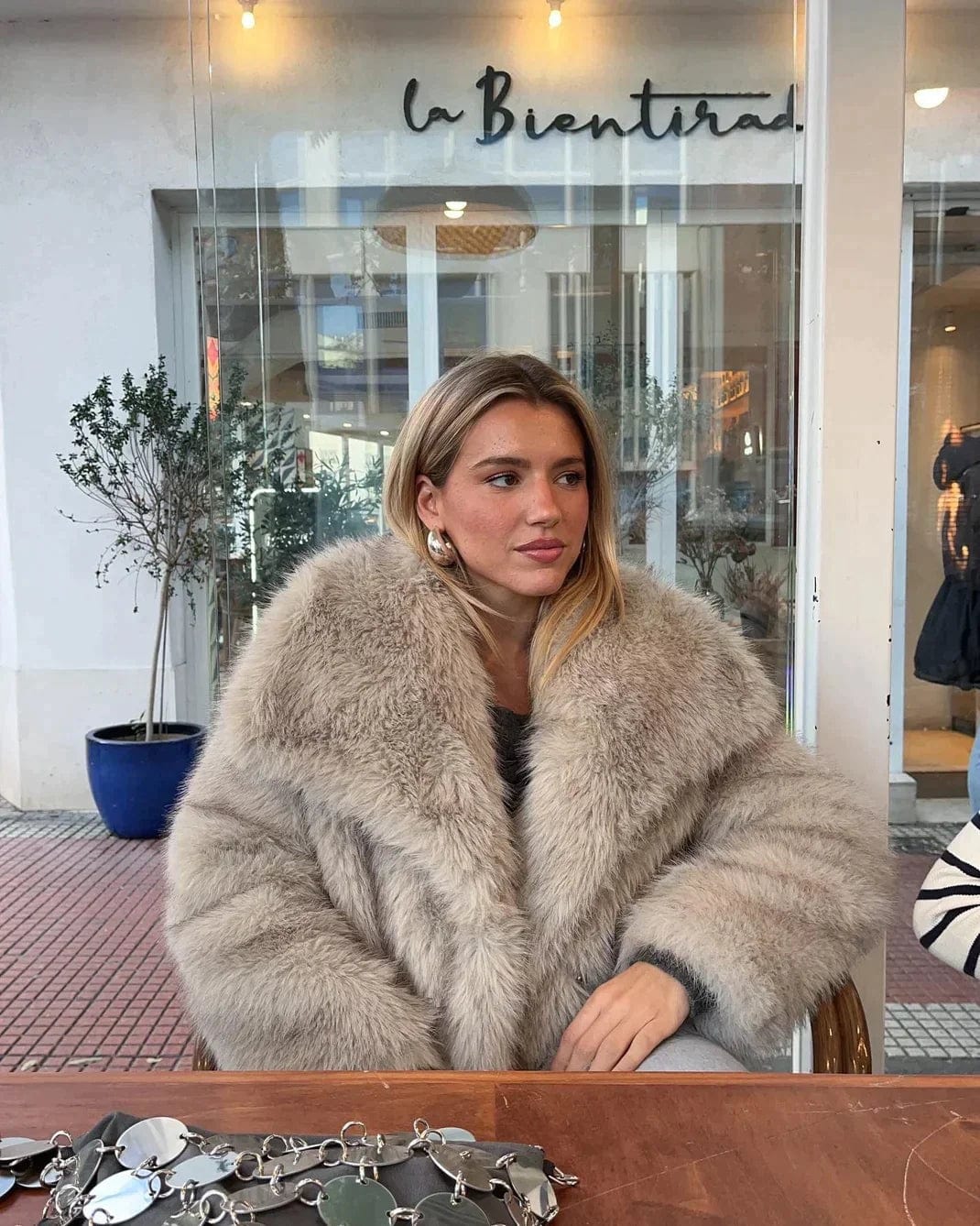 Pelzjacke Damen Wintermäntel