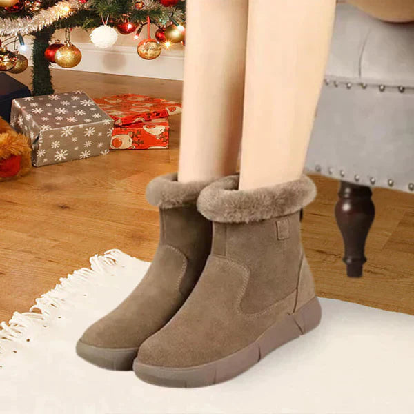Warme Winterstiefel mit Fell