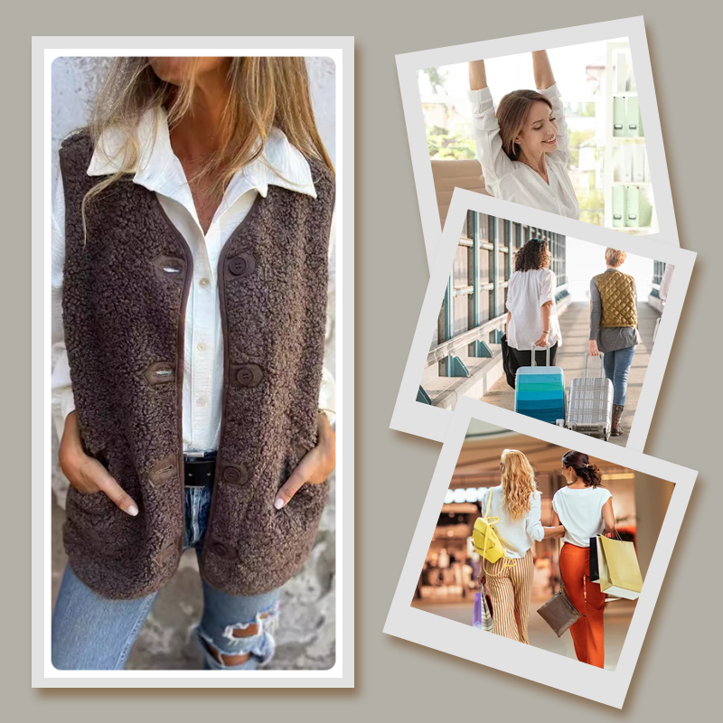 Sheena™ - Herbstknopf-Weste