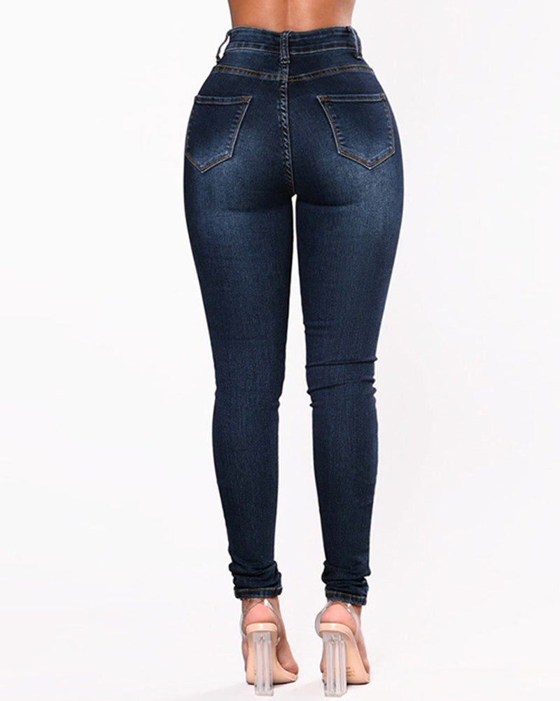 Kolumbianische Jeans für Frauen mit Hoher Taille und Bauchkontrolle